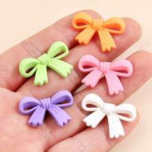 5/10/15/20/25/30Pcs Bow Plastic Buttons, Random Color Asymmetrical Colorful Buttons, Cute Candy Color Buttons, Versatile Decorative Buttons For Sweaters, Coats, Cardigans, Suitable For Handmade DIY, Clothing Sewing, Home Daily Use And Other Multi-Purpose Sewing Supplies - Multicolor - View 11
