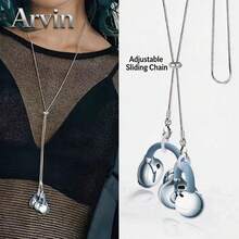 Arvin Anti-Lost Ear Clip Lanyard Compatible With Huawei FreeClip 2, Shokz OpenDots-ONE, TOZO Open-EarRing, Adjustable Metal Snake Bone Chain Earphone Lanyard Holder, Universal Clip-On Earphone Anti-Drop Rope Accessory, Suitable For Sports, Running, Travel - View 3