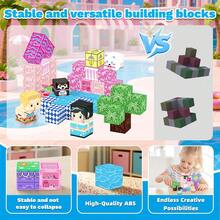 48/200pcs Magnetic Building Blocks Toy, Swimming/Pool Party Sensory Educational Toy, Suitable For Children 3 Years And Above, Great Birthday And Back To School Gift, Random Color/Style ﻿ - Multicolor - View 7