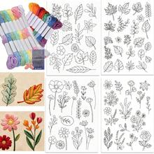 Water-Soluble Printed Leaf And Flower Embroidery Pattern Stabilizer Design, Suitable For Handmade Sewing Enthusiasts To Paste And Sew Embroidery Paper - A256 - View 4