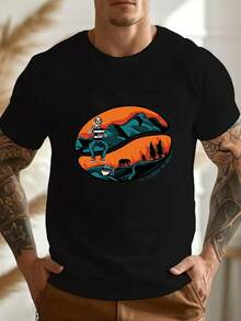 Men T-Shirts - Black - View 1