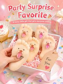 1 buah Mainan Remas Kaki Menjulur Lidah Lucu, Mainan Pereda Stres Elastis Lembut, Dekorasi Meja Kaki Kartun Lucu, Cocok Untuk Anak-anak, Remaja dan Dewasa sebagai Hadiah Pereda Kecemasan Sehari-hari - MultiWarna - View 11