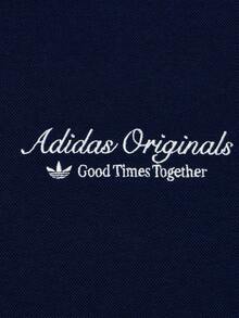 Adidas Originals Men's POLO LSPOLO Knit Collar Long Sleeve Polo Shirt TKW5687 - Navy Blue - View 5