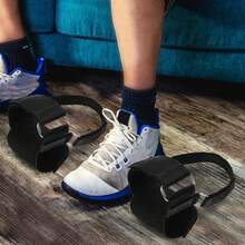 1 Pair Adjustable Ankle Dumbbell Weights, Fitness Ankle Straps, Tibia Trainer Leg Bands, Leg Weight Dumbbells, Leg Stretching And Strength Training Equipment - Black - View 6