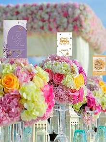 40/20pcs/Bundle Metal Card Holders, Gift Card Holders, Bouquet Holders, Wedding Centerpiece Photo Holders, Graduation Wedding Mother's Day Gift Packaging Card Holders - Gold - View 3