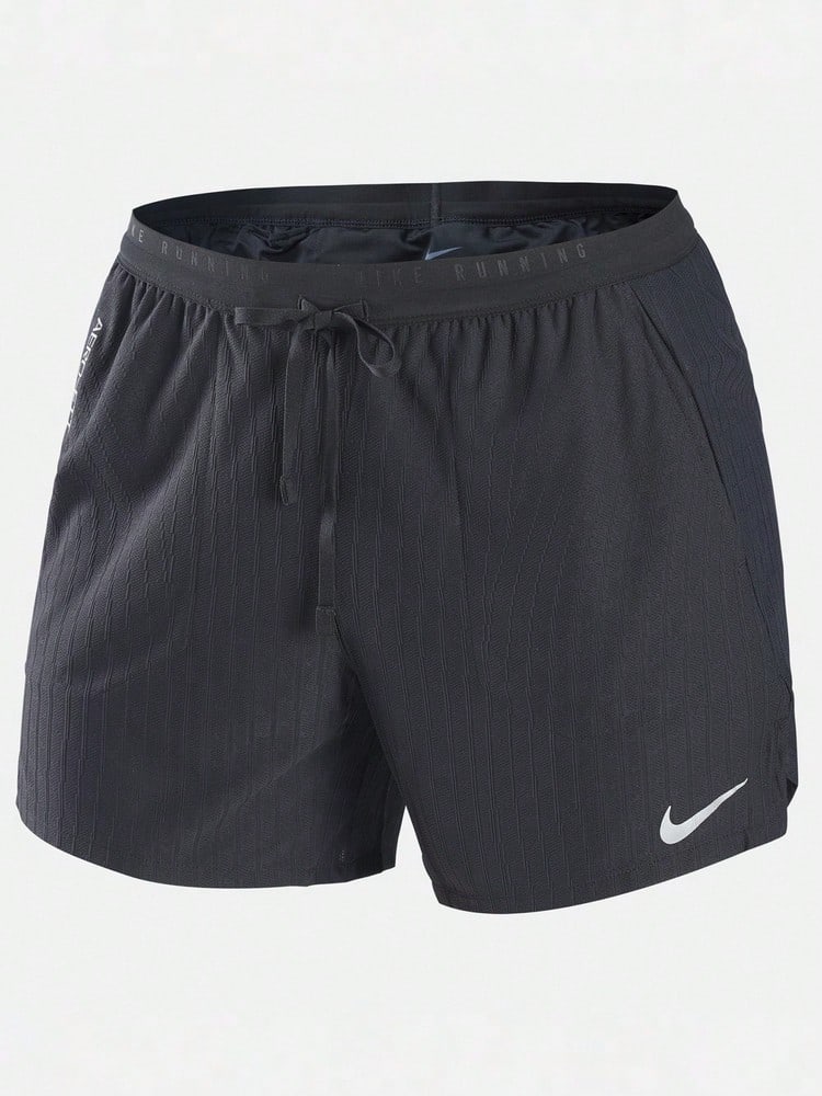 Nike Celana Pendek Olahraga Minimalis Kasual Pria dengan Tali Serut di Pinggang - Hitam - View 1