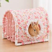 Guinea Pig Bed / Rabbit Bed Without Bottom - Easy To Clean And Move - Thickened Frame Breathable Rabbit Bed - Indoor Habitat For Rabbits, Guinea Pigs, Ferrets, Hedgehogs And Other Small Animals - A - View 5