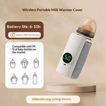Portable Baby Bottle Warmer, Suitable For Travel And On-The-Go Use, Fast Heating, Battery Life Up To 5 Hours, Precise Temperature Control, Equipped With 2000mAh Large Capacity Battery - Multicolor - View 12