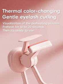 Electric Heated Eyelash Curler, 3 Adjustable Temperature Settings Suitable For All Eyelash Types, 30s Rapid Preheating, 24h Long-Lasting Natural Curl, USB Rechargeable Portable Makeup Tool, Instant Eye Makeup Enhancement, 150mAh - View 11