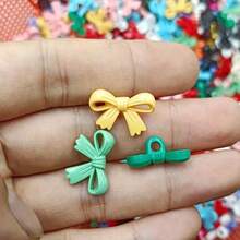 5/10/15/20/25/30Pcs Bow Plastic Buttons, Random Color Asymmetrical Colorful Buttons, Cute Candy Color Buttons, Versatile Decorative Buttons For Sweaters, Coats, Cardigans, Suitable For Handmade DIY, Clothing Sewing, Home Daily Use And Other Multi-Purpose Sewing Supplies - Multicolor - View 5