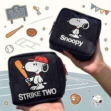 1pc 2026 New Snoopy Storage Bag, Snoopy Denim Cute Small Storage Bag, Cute, Suitable For Birthday, Party, Holiday, Fan Gift, Surprise Toy, Give To Friends And Family (Random Style) - Multicolor - View 5