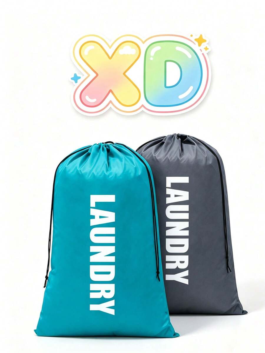 XD 24英寸 x 36英寸超大洗衣袋，适用于装脏衣服、旅行衣物、宿舍衣物、书包等。