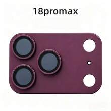 2026 New Burgundy, Compatible With Iphone 18 Pro Max/18 Pro Camera Lens Protector, Anti-Scratch Lens Film, AR High Definition Glass, Fashion Design Premium Phone Accessory - Burgundy - View 3