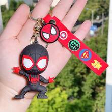 FIFA Co-Branded Q-Version Figurine Keychain, PVC Soft Rubber Material, 3D Character Pendant, Cartoon Style, Backpack Accessory, Niche Creative Hanging Ornament - Multicolor - View 11