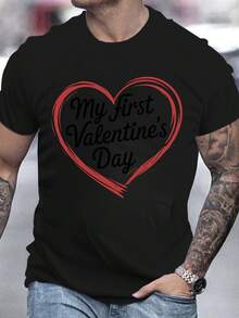 Men T-Shirts - 黑色 - 查看 1