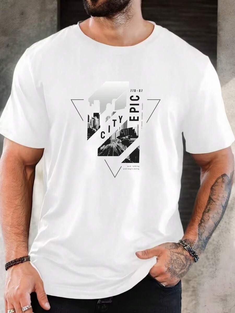 Camisetas de hombre - Blanco - Ver 1