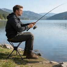 UBRAVOO Fishing Chairs - Black - View 4
