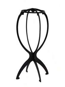 Black Foldable Wig Stand, Portable Women's Wig Holder, Convenient For Styling And Travel, 13.8 Inch Wig Display Head, Can Hold Multiple Wigs - View 7