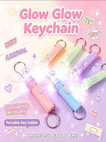 Macaron Random Color LED Keychain Flashlight, Wholesale Mini Flashlight Set, Suitable For Party Favors, Classroom Rewards, Holiday Gifts - Flashlight - View 1