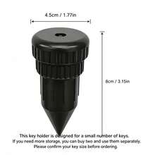 Realistic Sprinkler Key Hiding Box, Outdoor Garden Yard Lawn Waterproof Key Box, Easy To Insert Into Garden Lawn Underground, Waterproof And Corrosion-Resistant - A - View 9