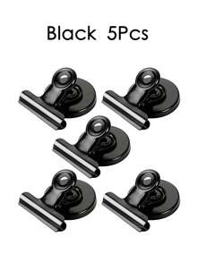1/5pcs Magnetic Clips, Suitable For Whiteboards And Refrigerators - Heart-Shaped Plastic Magnets, Used For Organizing And Decorating Kitchens And Offices, Magnetic Clips For Documents And Receipts, Colorful Refrigerator Magnets, Metal Magnetic Clips - Multicolor - View 12