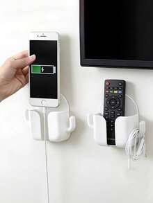 4pcs/2pcs Dudukan Ponsel Dinding Perekat Tanpa Bor, Rak Penyimpanan Plastik Perekat, Cocok untuk Ponsel, Remote Control, dan Aksesoris Kecil, Rak Penyimpanan Dinding Minimalis, Cocok untuk Kamar Tidur, Kamar Mandi, Dapur, dan Ruang Tamu, Kotak Penyimpanan Remote Control Multifungsi Perekat Tanpa Bor yang Dipasang di Dinding, Kotak Penyimpanan Multifungsi, Rak Penyimpanan Gaya Saku Universal, Cocok untuk Kamar Tidur, Dapur, Kamar Mandi, dan Kantor. - MultiWarna - View 11