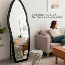 A Light Luxury High-End French Ins Style Full-Length Mirror, Special-Shaped Dressing Mirror, Bedroom Medieval Style Fitting Mirror - D - View 7