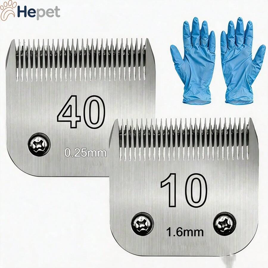 1pc Professional Pet Clipper Detachable Replacement Blade, Steel & Ceramic Material, Compatible With Andis, Oster, Laube And Other Brands Electric Pet Clippers, Ceramic Blade, Universal Pet Clipper Blade Accessory - Multicolor - View 1