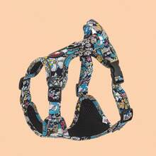 1PC Pet Harness Leash With Daisy Pattern For Small And Medium Dogs - Blue - View 6