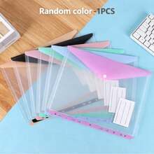 10pcs A4 Large Capacity Loose Leaf Binders, With 11-Hole Ring Binder, Made Of Modern PP Material, Expandable Button And Label Pocket, Suitable For School, Home, Office, Attendance, Travel - Portable Design, Back To School, Learning Supplies - Sets - View 11