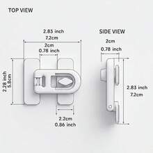 5pcs Multi-Function Safety Locks, No Drilling Design, Easy Installation, Suitable For Cabinets, Drawers, Refrigerators And Storage Cabinets, Prevent Finger Pinching, Provide Home Safety Protection. - Multi-color - View 7