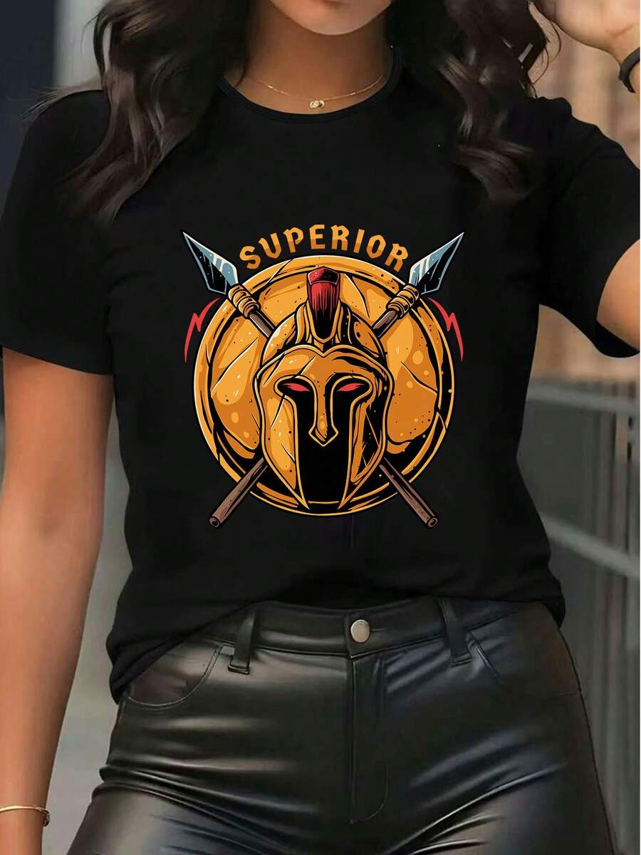 Women T-Shirts - 黑色 - 查看 1