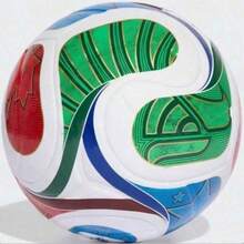 كأس العالم 2026 الولايات المتحدة وكندا والمكسيك، كرة قدم عالية الجودة بحجم رسمي 5 من مادة PU بدون درزات متينة للمباريات والتدريب، ألوان جميلة وتصميم نمط أنيق، مناسبة للتدريب الفردي ومباريات الفرق، أسلوب أساسي، مادة PVC، مخيطة آليًا، ملمس ناعم ومريح، للاستخدام الداخلي والخارجي - كرة القدم - مشاهدة 2