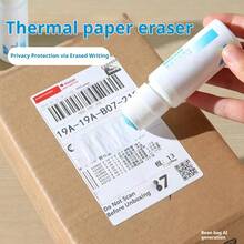 20ml Thermal Correction Fluid, Pen-Style Design, Suitable For Marking And Covering Waybills, Receipts, Addresses And Other Information, Simple And Practical, Suitable For Home And Transportation Use., Back To School - A - View 2