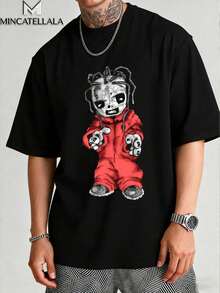 Men T-Shirts - Black - View 6