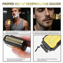 LQT Portable Electric Shaver, Multi-Function Men's Beard Trimmer - Shaving, Hair Removal, Sideburn Trimming, Mini Lightweight, USB-C Charging, Convenient For Home And Travel Use, Ideal Holiday Gift, Father's Day Gift. - Multicolor/A - View 12