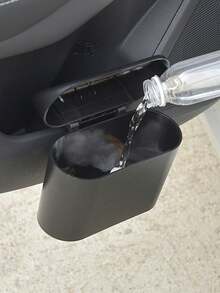 1pc Black Mini Creative Car Trash Can - A - View 6