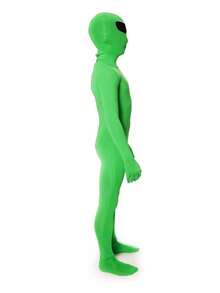 Halloween Stage Performance Cosplay Jumpsuit Green - Multicolor - View 3