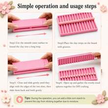 3D Print Clay Gel Ball Maker Tool, 3D Ball Maker For Nails, Polymer Clay Roller 2mm 3mm 4mm 5mm Sphere Shaper Roller Tool For Perfect Round Beads, Earrings & Jewelry Making(White/Pink/Grey) - A - View 5