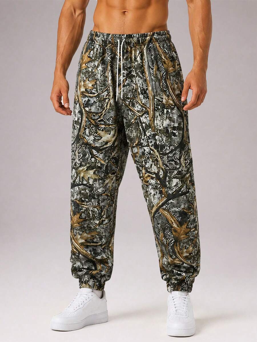 CZRLHYT Celana Jogger Pria, Kain Ringan dan Bernapas, Jatuhan Kain Bagus, Potongan Slim-Fit, Untuk Musim Gugur - MultiWarna - View 1