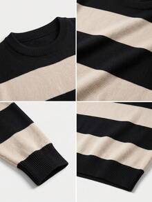 GRDR Men's Casual Crew Neck Long Sleeve Knit Sweater, Autumn/Winter - Apricot - View 11