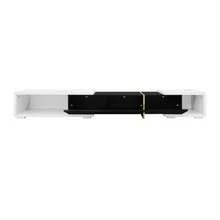 Tv Stand Black Made Of Wood For Living Room - Black and White - View 6