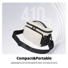 Ambitful UR02 Camera Shoulder Bag, Padded Strap Photography Messenger Bag With Adjustable Shoulder Strap And Removable Dividers, Portable Storage Bag For Mirrorless/DSLR Camera, Lenses And Photography Accessories - View 12