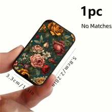 1pc Vintage Oil Painting Style Forest Deer Pattern Matchbox (Matches Not Included), Minimalist Portable High-End Matchbox, Fashionable Exquisite Pattern Matchbox, Halloween, Christmas And Holiday Gift, Small Accessory Storage Box - Multicolor - View 14