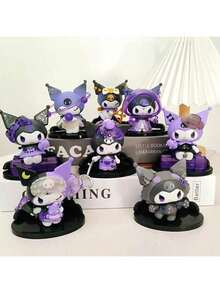 Sanrio 1/4 Random Pack, Werewolf Series Kurosawa Walnut High-Value Action Figures, Fashionable Cartoon Style Models, Anime Characters, Surprise Boxes, Cute Collectibles, Toys, Decorative Accessories - Multicolor - View 3