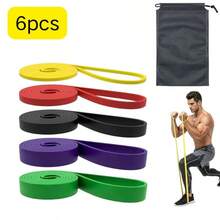 Heavy Duty Resistance Bands And Pull-Up Assist Bands - Suitable For Strength Training, Fitness Workout, Stretching, Home Exercise; Great Gift For Men On Halloween And Christmas. - Multicolor - View 12