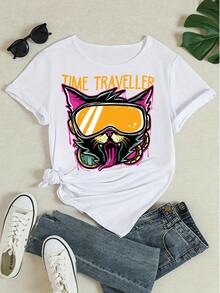 Women T-Shirts - 白色 - 查看 4