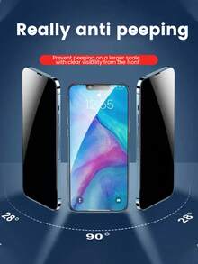 Auto-Adsorption, Effectively Protect Your Privacy - Easy One-Pull Application, High-Aluminum Tempered Glass Screen Protector With Built-In Dust-Proof Net Compatible With Iphone 18 Pro/18 Pro Max, Dust-Free Storage, Anti-Peeping On Both Sides, Reject Peeping, Integrated Dust-Proof Earpiece, Effectively Protect Earpiece, Smooth Oleophobic Anti-Fingerprint, Original Image Quality, One-Touch Application With No Bubbles - Black - View 8
