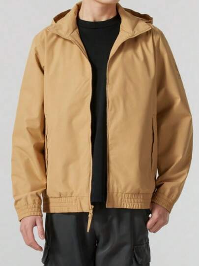 Timberland Yeni Erkek Outdoor Yürüyüş Tırmanış Kamp Kapüşonlu Rüzgar Geçirmez Ceket Spor Giyim