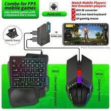 Mobile Phone Controller Gaming Keyboard Mouse Converter Mobile Controller Gamepad BT5.0 Wireless Adapter - View 4